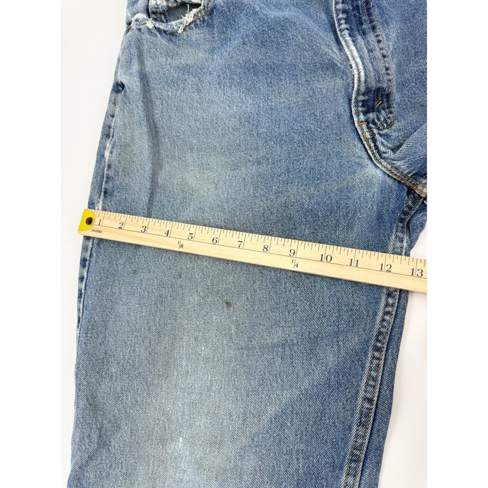 Vintage Levis 560 Orange Tab Jeans Mens 36x34 Blue Loose Fit Tapered USA Made - Picture 9 of 15